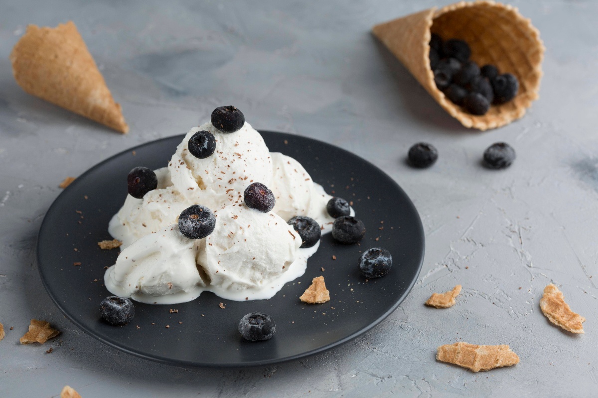 Rum raisins ice cream